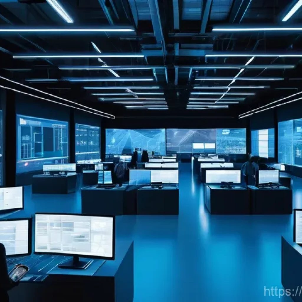 물류정보관리사와 국제 컨테이너 운송 - **Prompt 1: Futuristic Logistics Control Center**
    A wide-angle, high-resolution image of a moder...