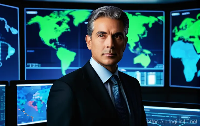 물류정보관리사로서의 리더십 개발 - **Subject**: A visionary female leader, mid-30s, with an empathetic and determined expression, dress...