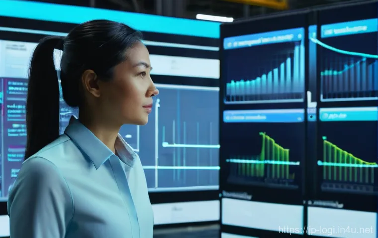 물류정보관리사 자격증과 협상 기술의 활용 - **Prompt 1: The Digital Evolution of Logistics**
    "A sleek, futuristic logistics control center. ...