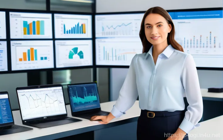 물류정보관리사 자격증 취득 후 첫 업무 일기 - **Prompt 1: Bridging the Information Gap with Data**
    A highly detailed, professional depiction o...