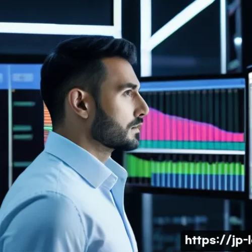 물류정보관리사 실무에서 중요한 데이터 관리 팁 - **Prompt 1: Data Discovery in a Modern Logistics Hub**
    A focused male logistics analyst, mid-30s...